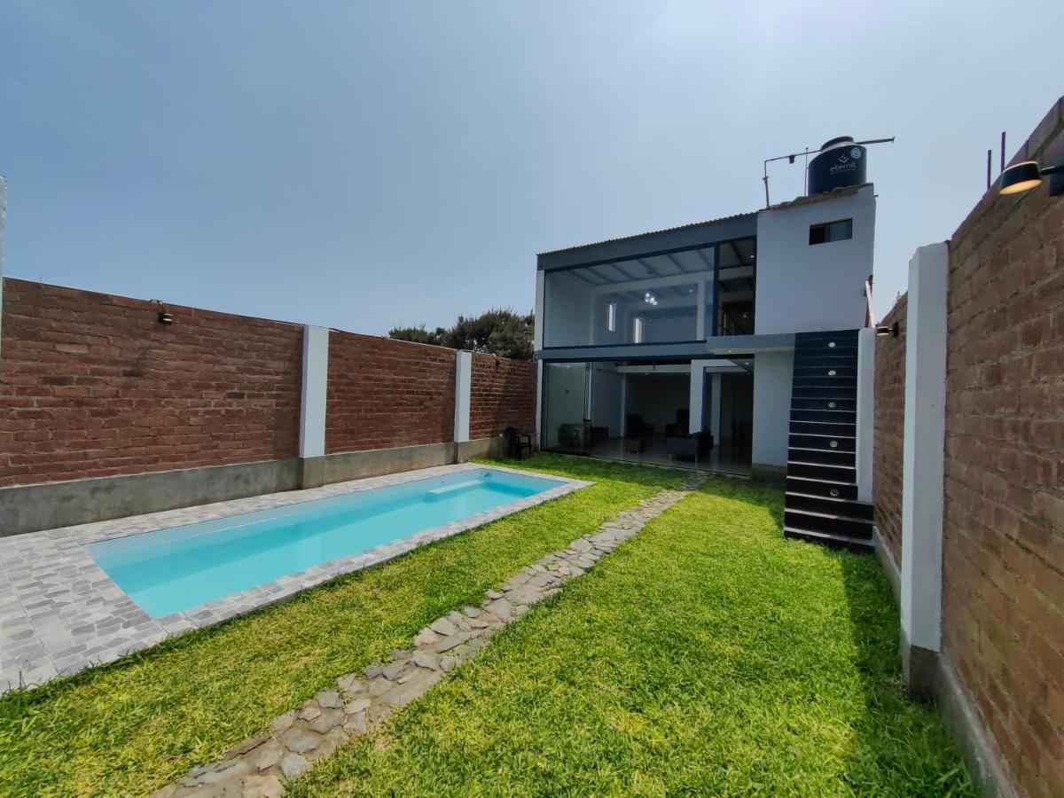 Vila Casa De Playa Con Piscina Ancon Exteriér fotografie