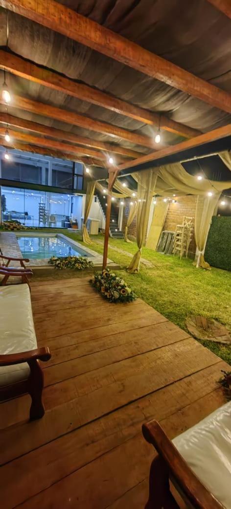 Vila Casa De Playa Con Piscina Ancon Exteriér fotografie