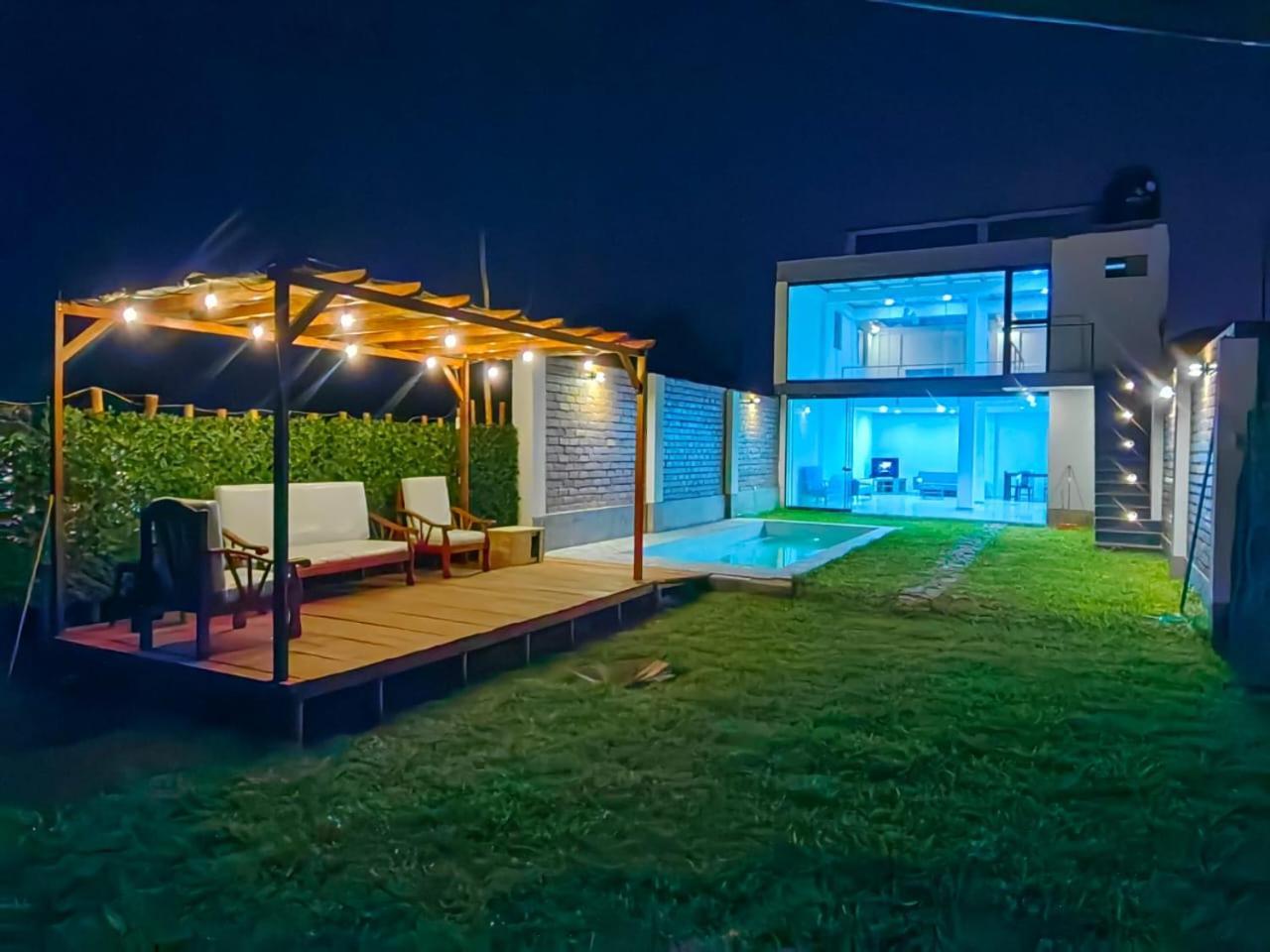 Vila Casa De Playa Con Piscina Ancon Exteriér fotografie