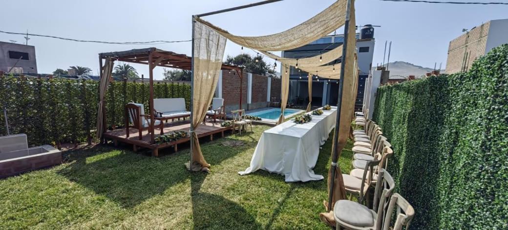 Vila Casa De Playa Con Piscina Ancon Exteriér fotografie