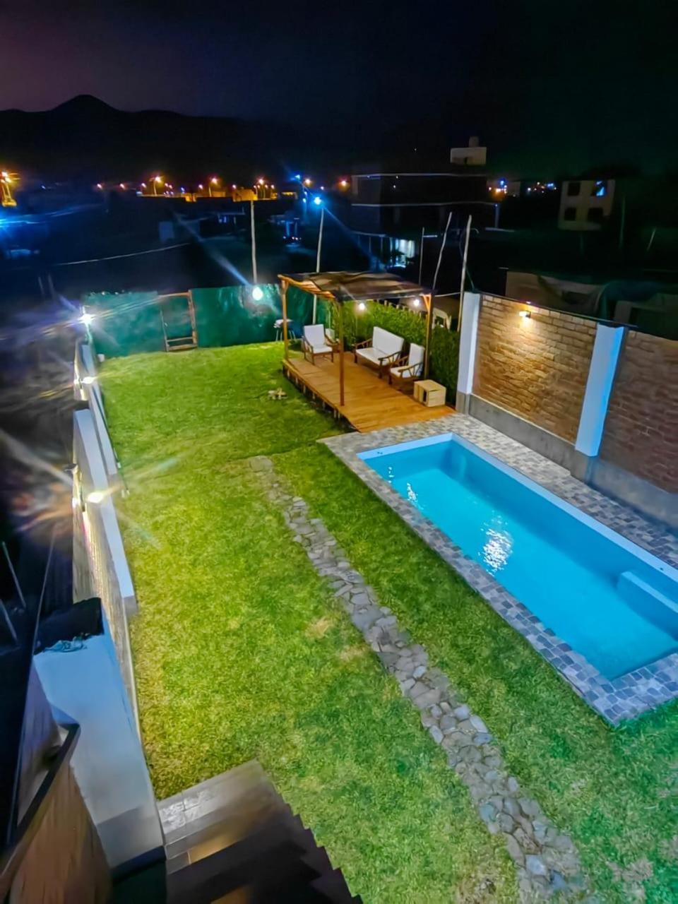 Vila Casa De Playa Con Piscina Ancon Exteriér fotografie